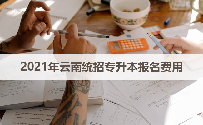 2021年云南統(tǒng)招專升本報(bào)名費(fèi)用