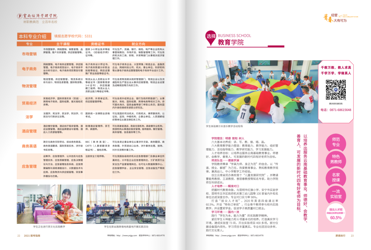 云南省經(jīng)濟(jì)管理學(xué)院2021年報(bào)考指南