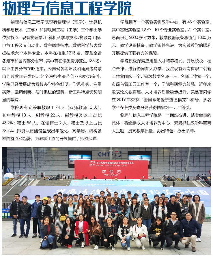 昭通學院2021年招生計劃