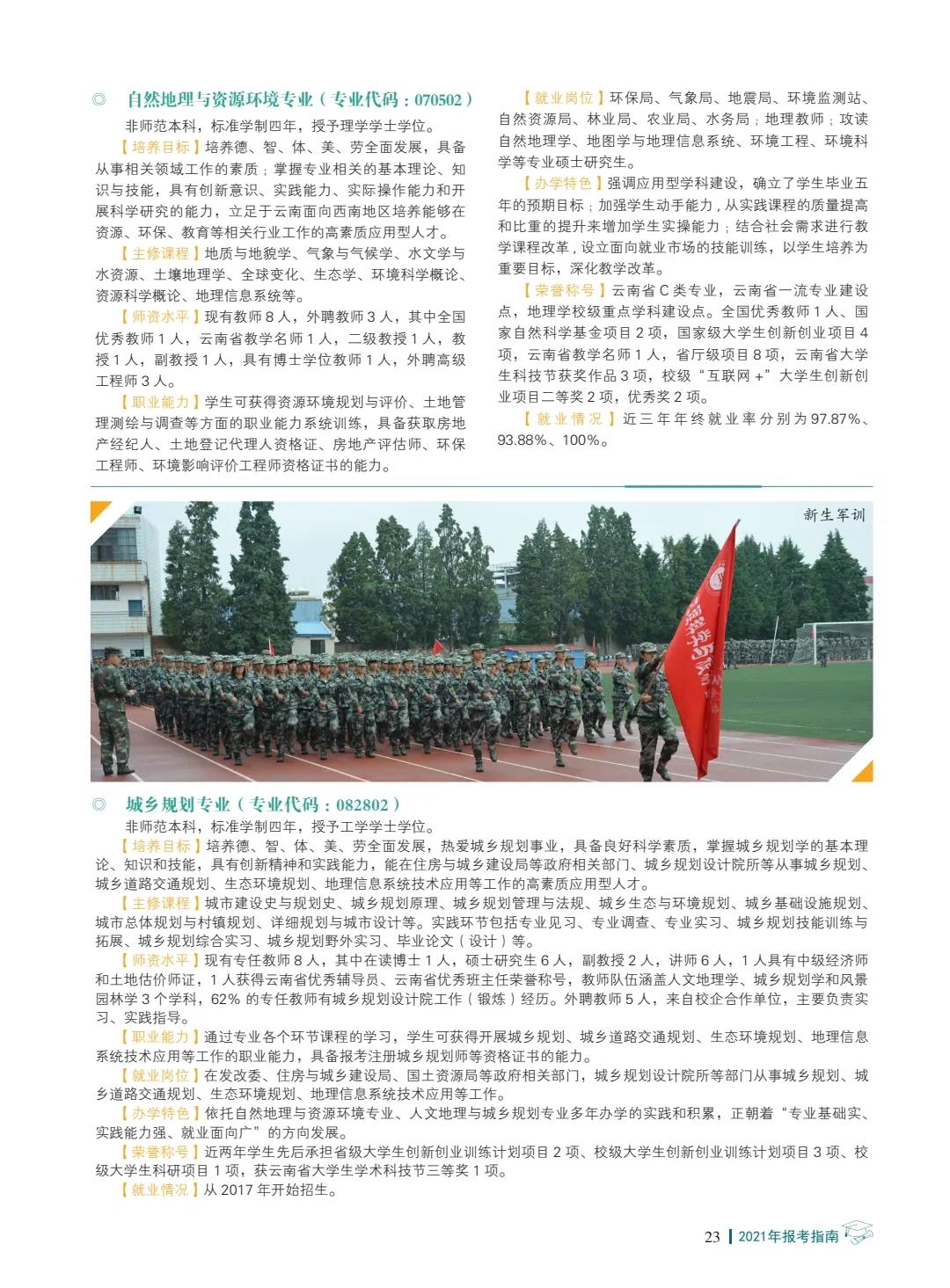 楚雄師范學(xué)院2021年報(bào)考指南