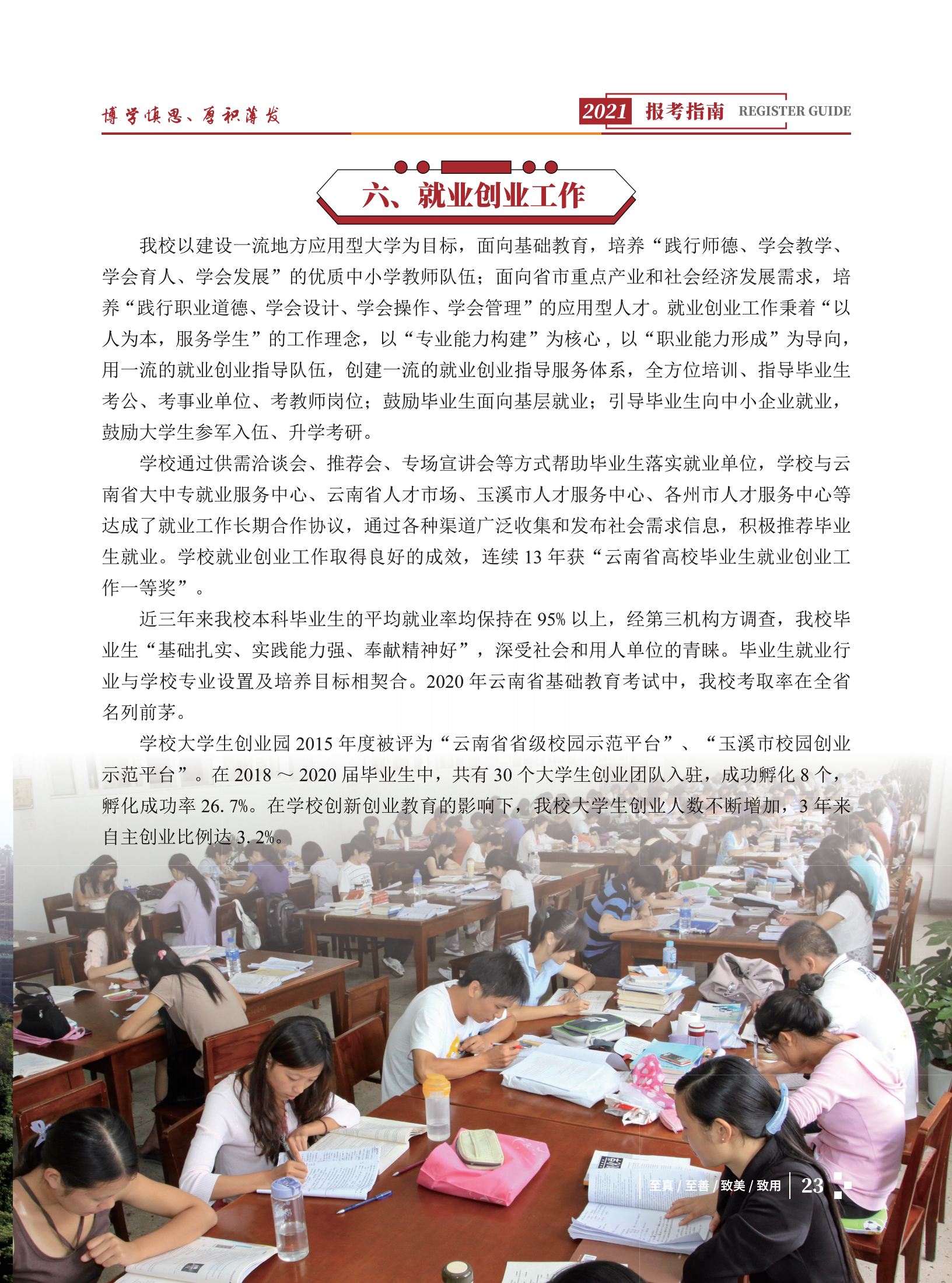玉溪師范學院2021招生簡章