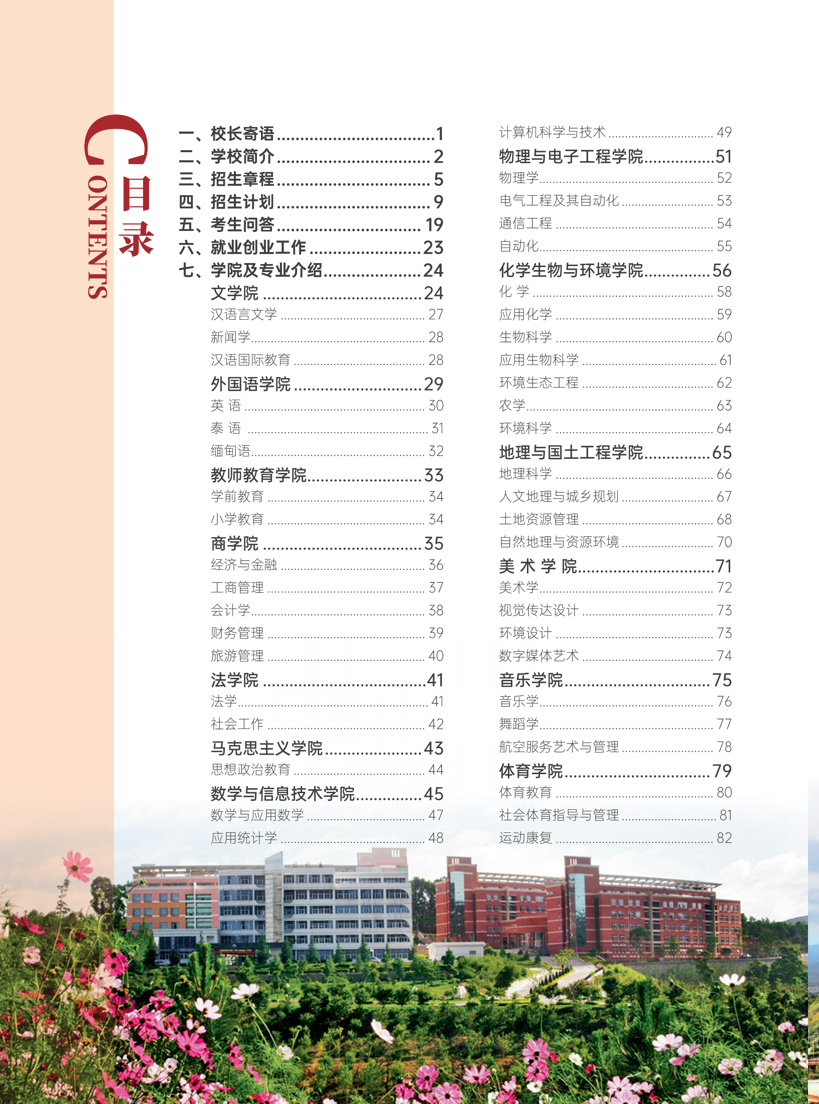 玉溪師范學院2021招生簡章