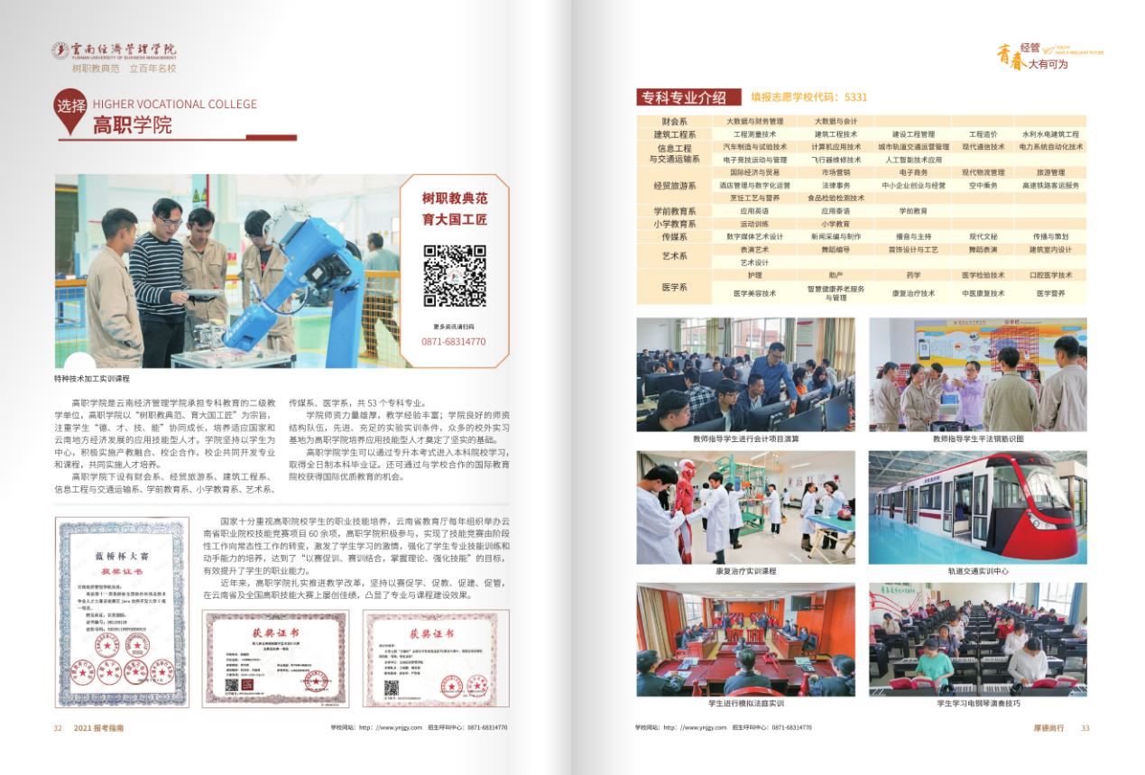 云南省經(jīng)濟(jì)管理學(xué)院2021年報(bào)考指南
