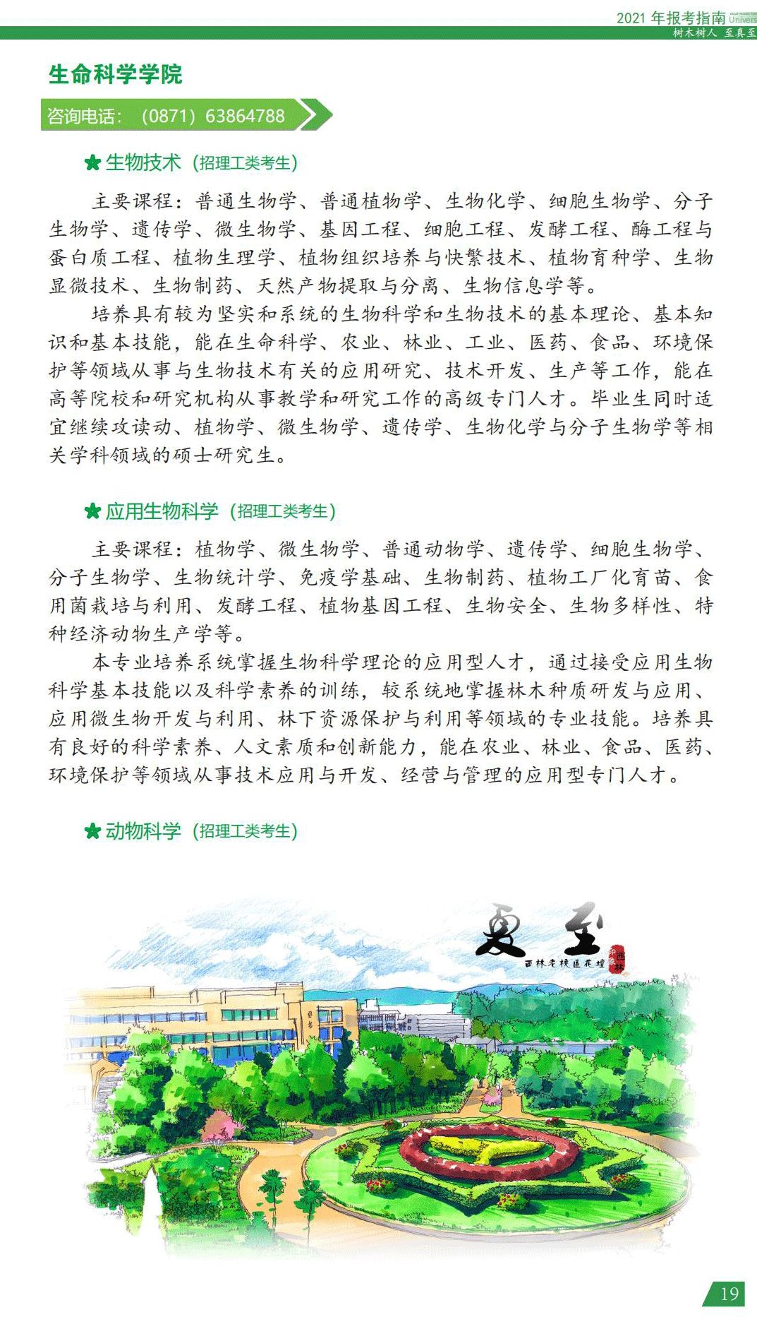 西南林業(yè)大學2021年報考指南