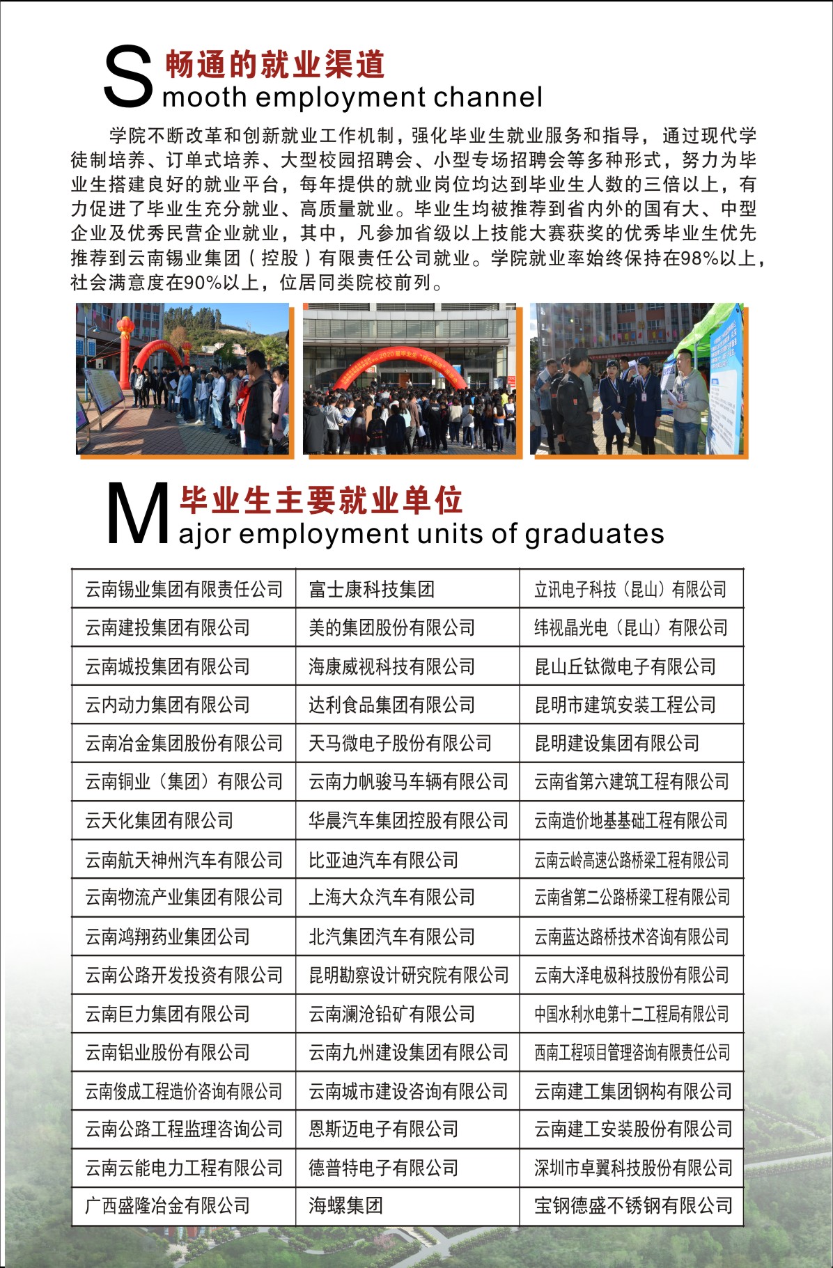 云南錫業(yè)職業(yè)技術(shù)學(xué)院2021年招生簡(jiǎn)章