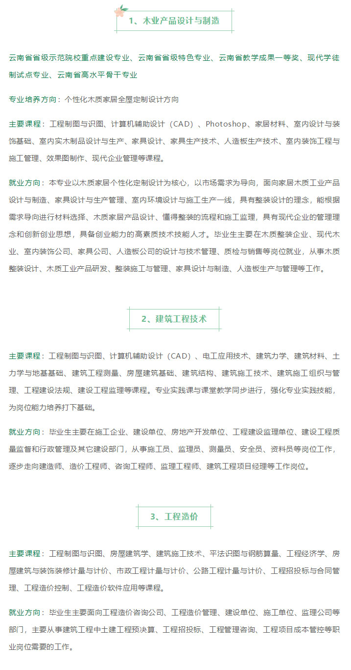 云南林業(yè)職業(yè)技術(shù)學(xué)院2021年招生簡(jiǎn)章